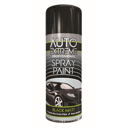 AX PRO SPRAY PAINT MATT BLACK 400ML