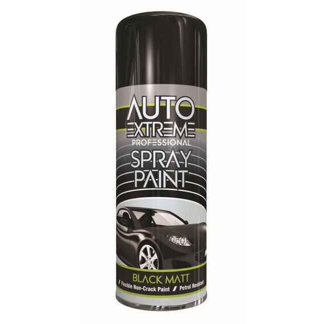 AX PRO SPRAY PAINT MATT BLACK 400ML