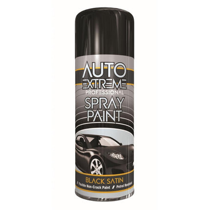 AX PRO SPRAY PAINT SATIN BLACK 400ML