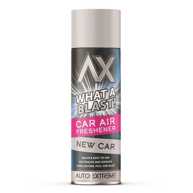 AX WHAT A BLAST! CAR AIR FRESHENER NEW CAR