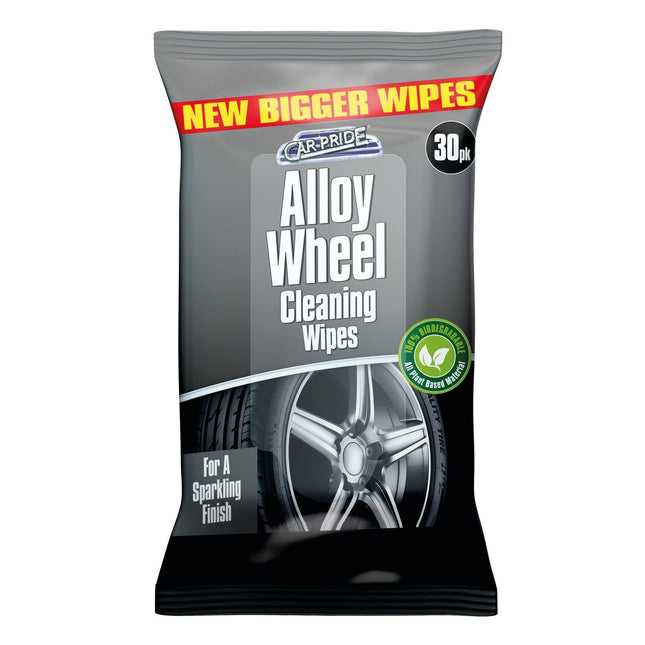 Alloy Wheel Cleaning Biodegradable Wipes 30pk