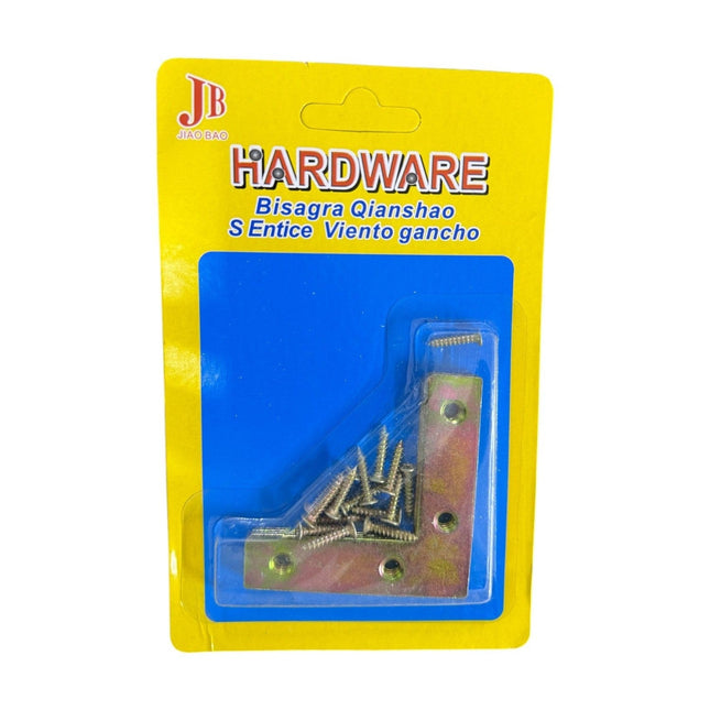 Angle brackets and screws