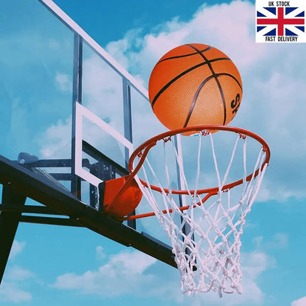 BASKETBALL With Pump FULL SIZE Ball INDOOR OUTDOOR GAME JUNIOR KIDS ADULT BOYS