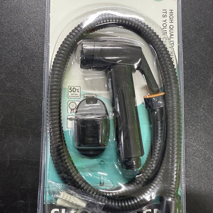 Black Bathroom Bidet Sprayer Handheld Shower Head+1.5m Hose