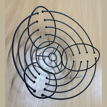 Black Fruit Decoration Basket 26x9cm