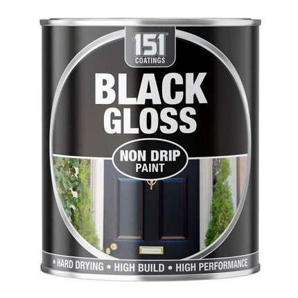 Black Gloss Non-drip Paint 300ml