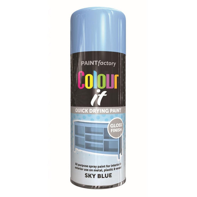 COLOUR IT SPRAY GLOSS SKY BLUE 400ML