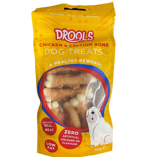 Chicken & Calcium Bone' Dog Treats 65g