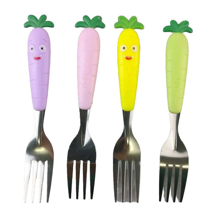 Children's 4 PCS Stainless Steel Forks Cutlery Set