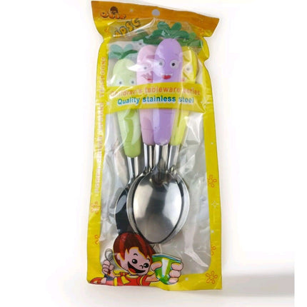 Children's 4 PCS Stainless Steel Spoons Set