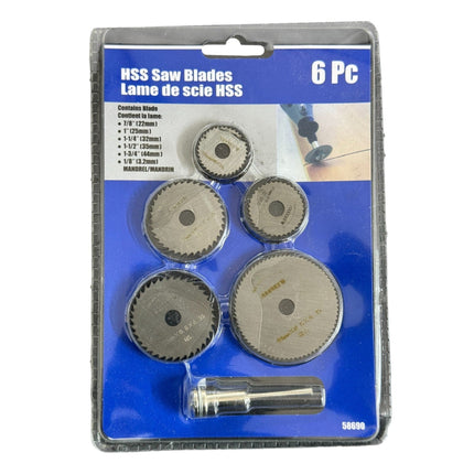 Circular Saw Blades - 6 PC Set