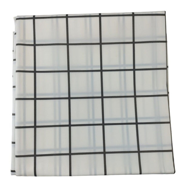 Clean Tablecloth PVC Vinyl Cover Wipeable Waterproof Table Cloth Protector 137x152cm