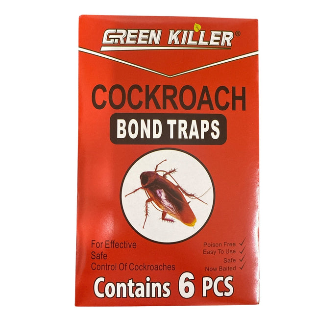 Cockroach Bond Traps 6pcs/pk