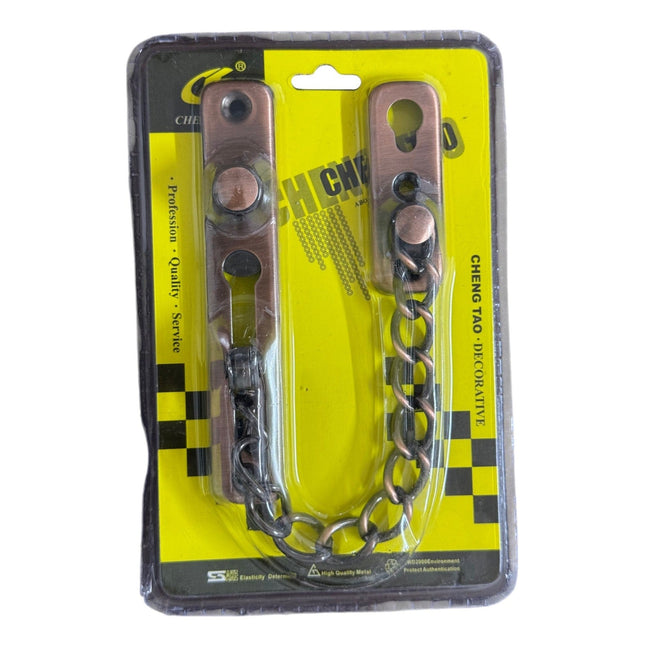 Copper-color Door Chain Lock