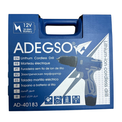 Cordless Drill Set 12V with 2 Li-ion Battery