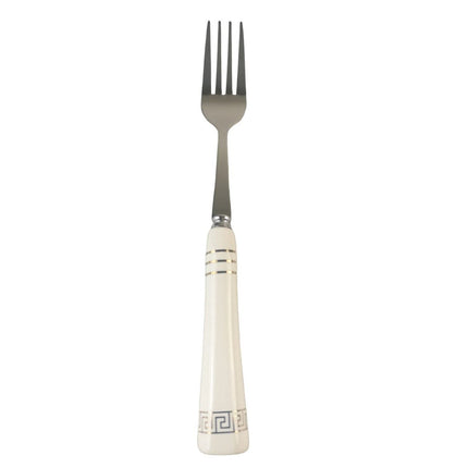 Cutlery Sets Stainless Steel Red Grey Black Plastic Handle Set Dishwasher Safe