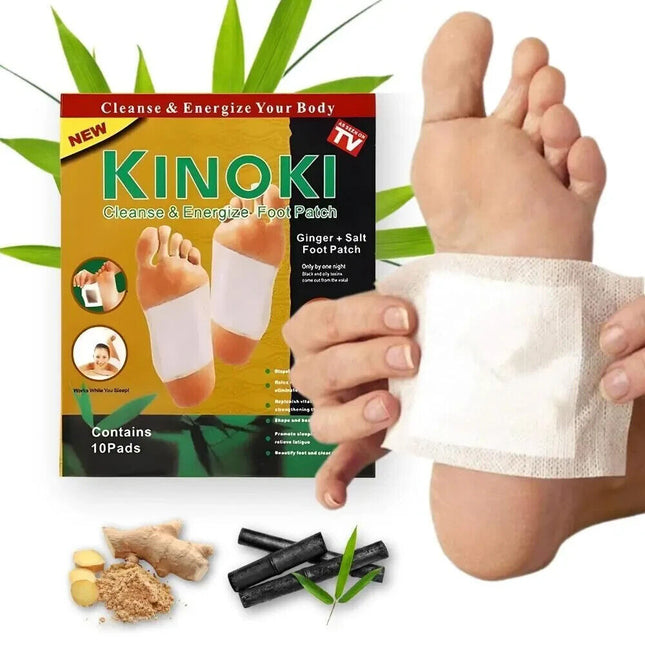 Detox Foot Pads Patches Body Toxins Feet KINOKI Slimming Deep Cleansing Herbal