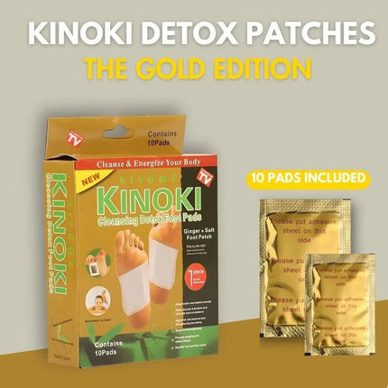 Detox Foot Pads Patches Body Toxins Feet KINOKI Slimming Deep Cleansing Herbal
