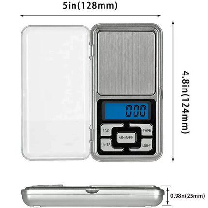 Digital Scales 0.1g 500g Grams Jewellery Gold Weighing Mini Pocket Electronic