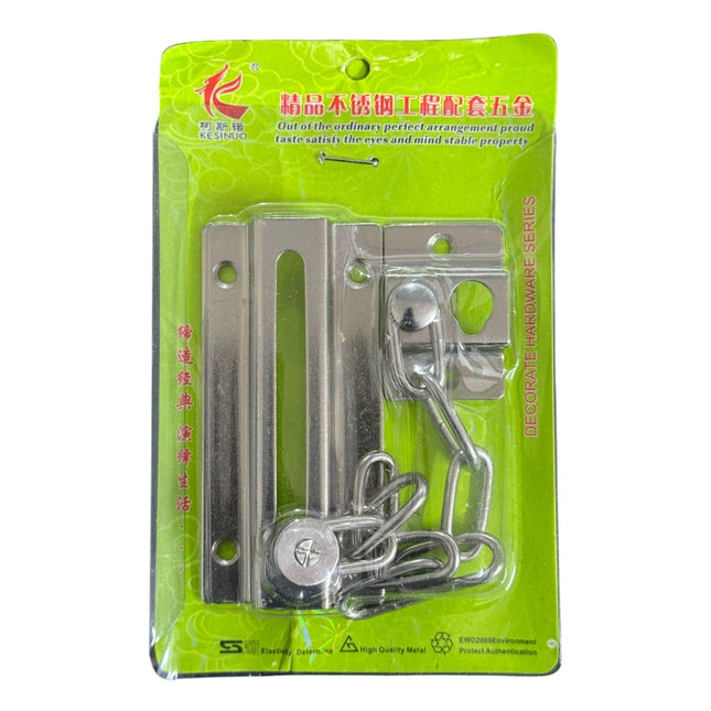 Door Security Chain Lock or Door Chain Guard.