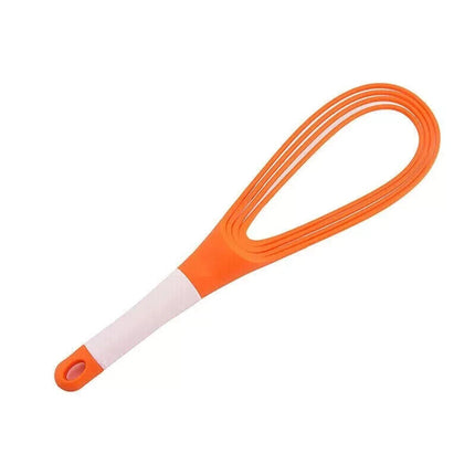 Egg Beater Collapsible Foldable 2-In-1 Balloon/Flat Whisk Manual Egg Frother