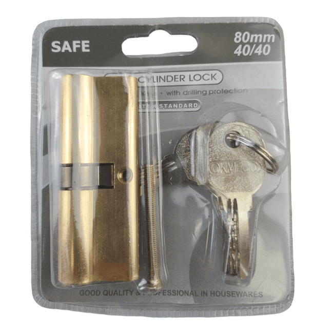 Euro Cylinder Barrel UPVC Front Door Lock Anti Drill UPVC Timber Door
