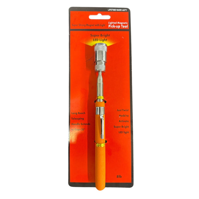 Extendable up to 31" Magnet Pick Up with Light