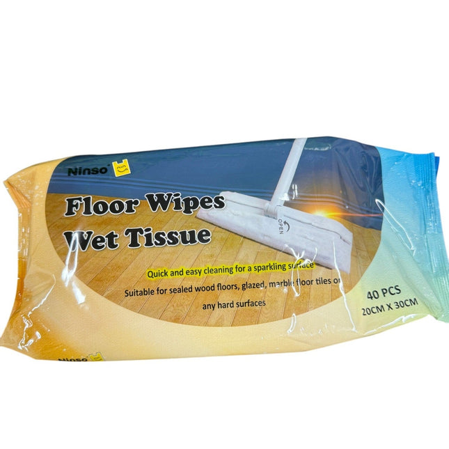 FLOOR WIPES WET TISSUE 40PCS