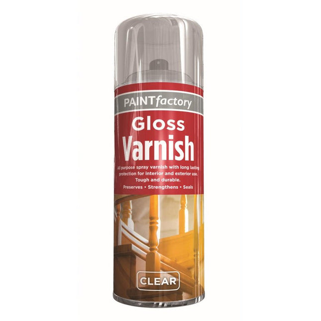 GLOSS VARNISH SPRAY CLEAR 400ML