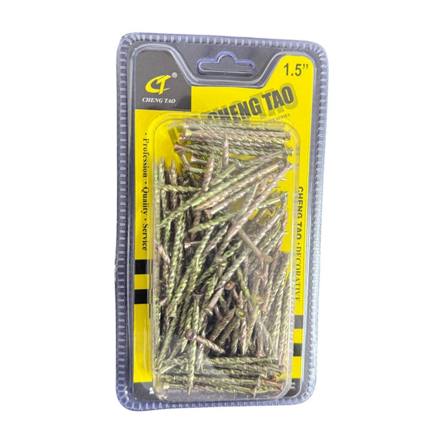 Galvanized spiral shank nails