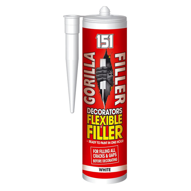 Gorilla Decorators Flex Filler White cart 280ml