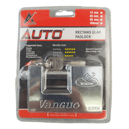 HEAVY DUTY SHIPPING CONTAINER CHAIN PADLOCK 80 90 100mm 3 Keys