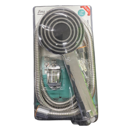 Handheld Shower Head Set with 1.5 Meter Hose and Holder