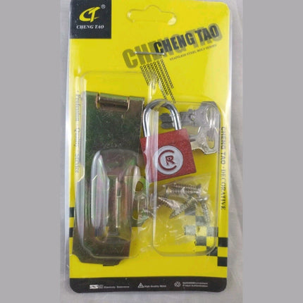 Hasp + Staple Sets With Padlocks Large Small + Keys Sheds, Garages, Gates