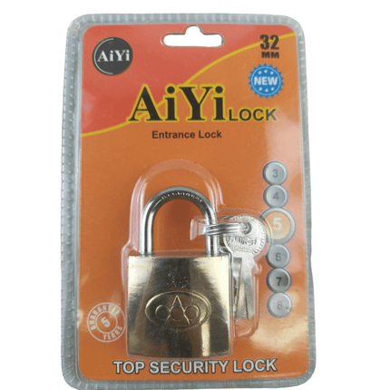 Heavy Duty Hardened Steel Padlock 3 Keys