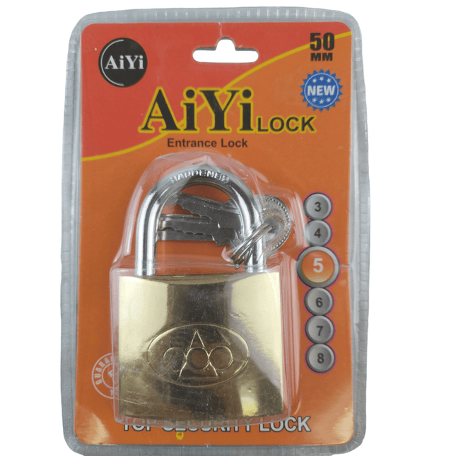 Heavy Duty Hardened Steel Padlock 3 Keys