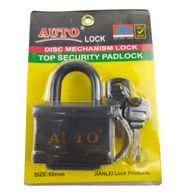 Heavy Duty Padlock Swift Shackle 4 Keys