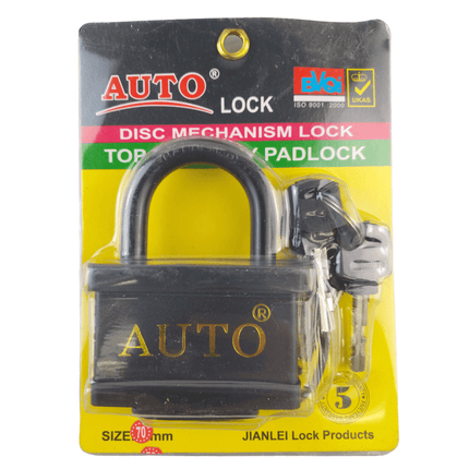 Heavy Duty Padlock Swift Shackle 4 Keys