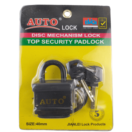 Heavy Duty Padlock Swift Shackle 4 Keys