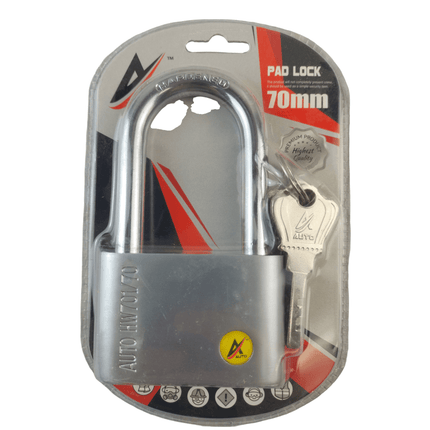 Heavy Duty Padlock Swift Shackle Lock 4 Keys