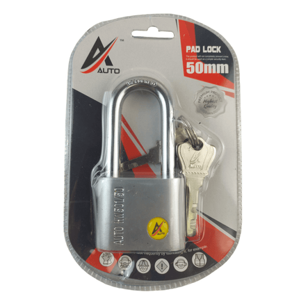 Heavy Duty Padlock Swift Shackle Lock 4 Keys