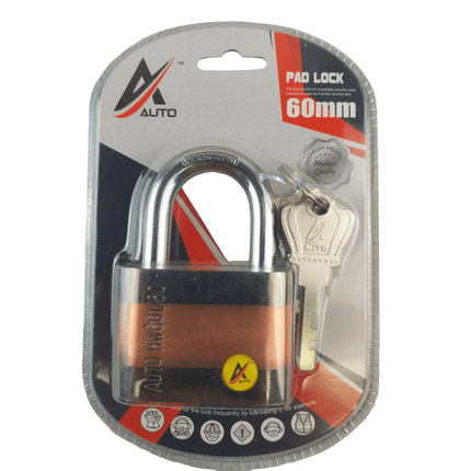 Heavy Duty Padlock Swift Shackle Lock keys Security Outdoor 4 Keys