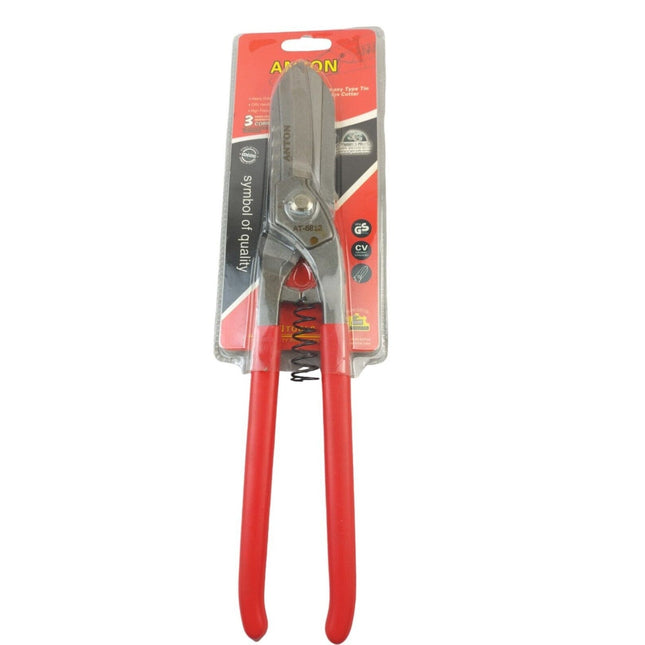 Heavy Duty Straight Cut Tin Snips Sheet Metal Aviation Shears Scissors 12"