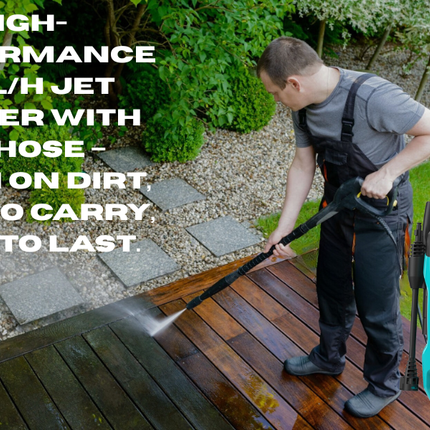 Maestro Craft High Pressure Washer Max 160Bar with 5-Meter Hose & Safety System for Garden & Vehicle Cleaning