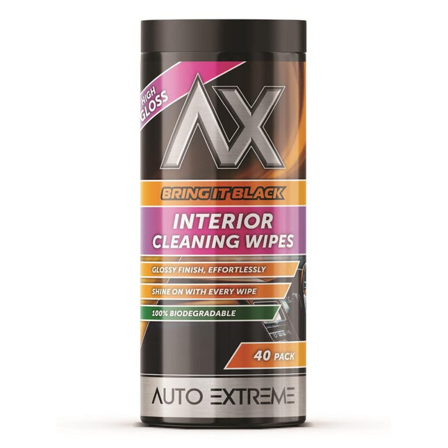 INTERIOR GLOSS CLEANING WIPES 40PK