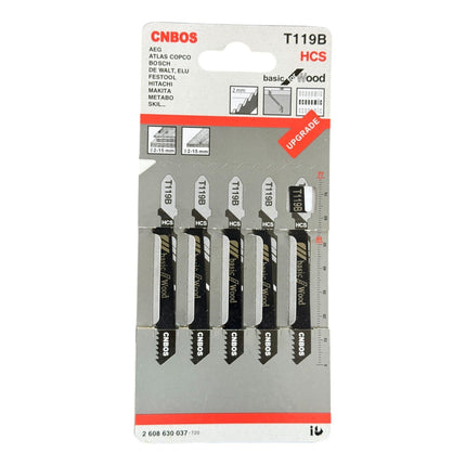 Jigsaw Blade Set for Basic Wood Cutting