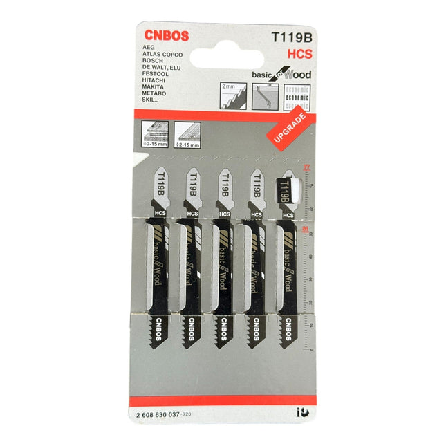 Jigsaw Blade Set for Basic Wood Cutting