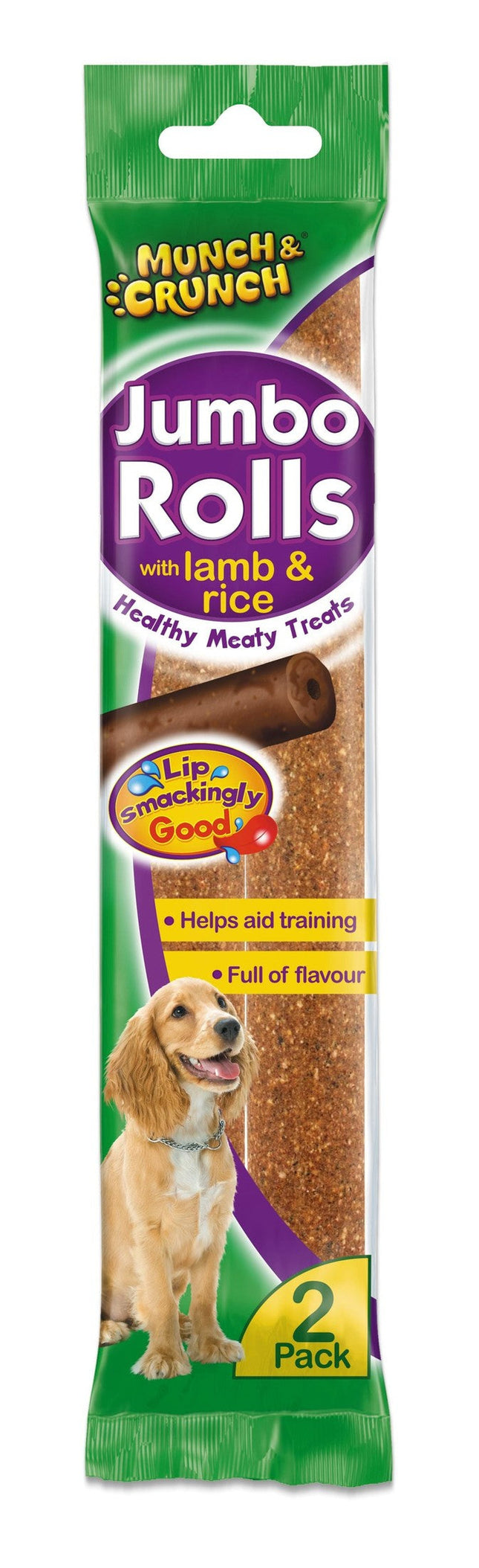 Jumbo Rolls With Lamb&Rice 2pk
