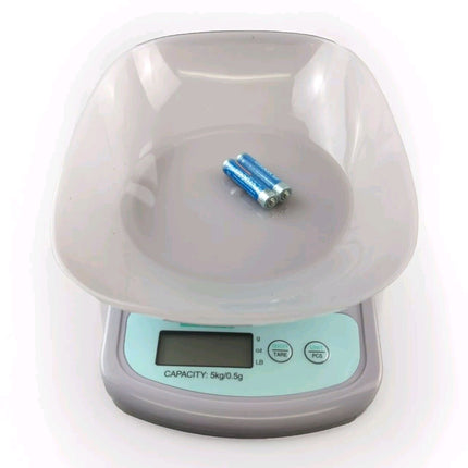 LCD DIGITAL KITCHEN SCALES ELECTRONIC COOKING FOOD WEIGH MEASURING SCALE 1G-5KG