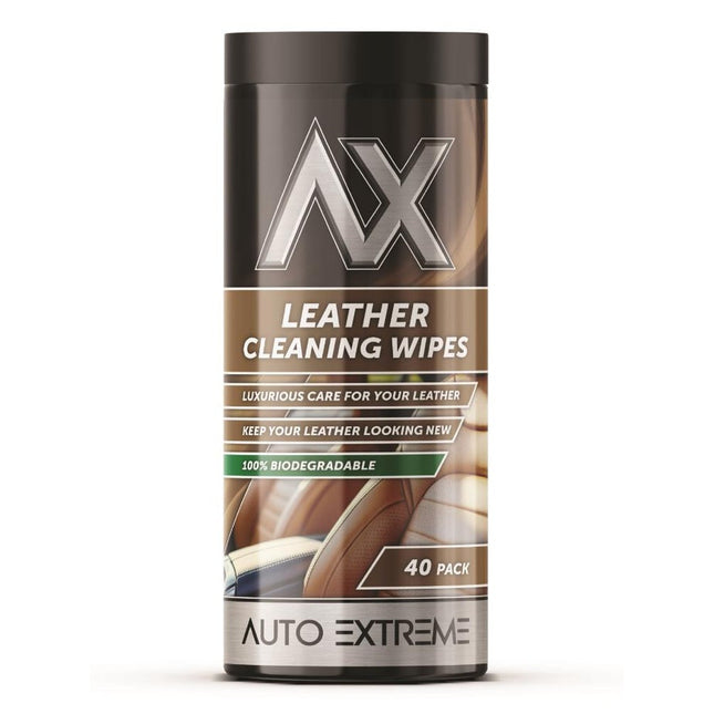 LEATHER CLEANING WIPES 40PK